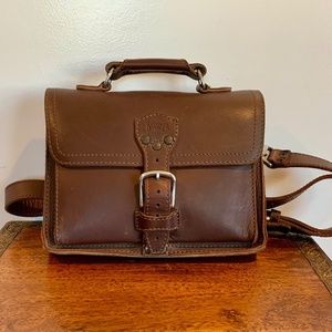 Saddleback Leather Co Front Pocket Leather Satchel